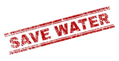 Su damga mühür dokulu grunge