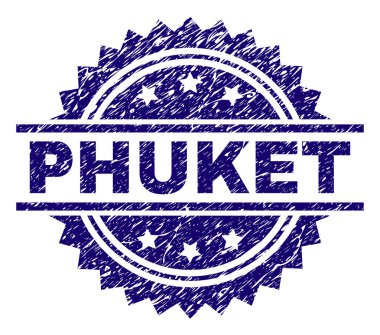 Dokulu Phuket damga mühür çizik
