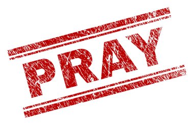 Çizik dua damga mühür dokulu