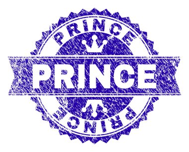 Kurdele ile dokulu Prens damga mühür çizik