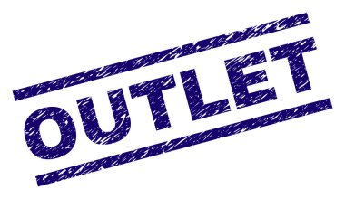 Dokulu Outlet damga mühür çizik