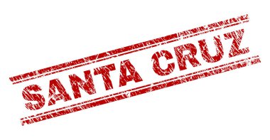 Dokulu Santa Cruz damga mühür çizik