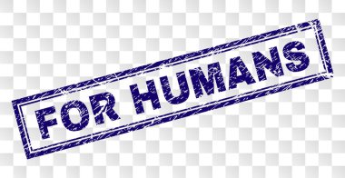 İnsanlar dikdörtgen kaşe çizik