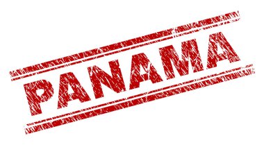 Grunge Panama damga mühür dokulu
