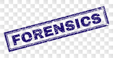 Grunge adli tıp dikdörtgen damgası