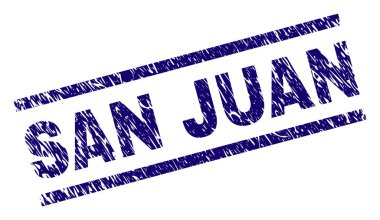 Dokulu San Juan damga mühür çizik