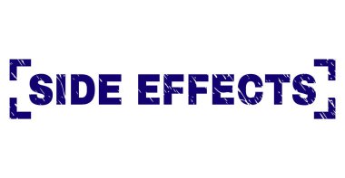 Grunge yan etkileri damga mühür köşeler arasında dokulu