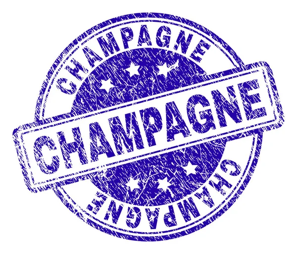 Porysowana teksturowanej plombie szampana — Wektor stockowy