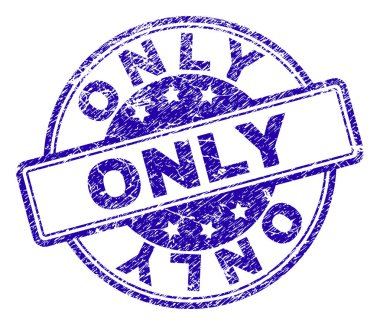 Dokulu tek damga mühür çizik