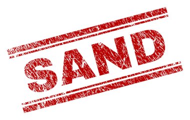 Grunge kum damga mühür dokulu