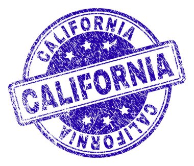 Dokulu California damga mühür çizik