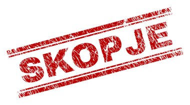 Grunge Skopje damga mühür dokulu