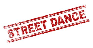 Dokulu sokak dansı damga mühür çizik