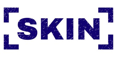 Grunge cilt damga mühür köşeleri içinde dokulu