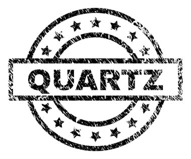 Dokulu kuvars damga mühür çizik