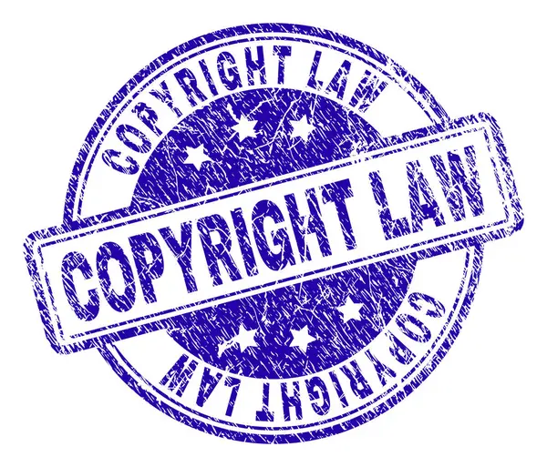 Grunge texturierte Urheberrechtssiegel — Stockvektor