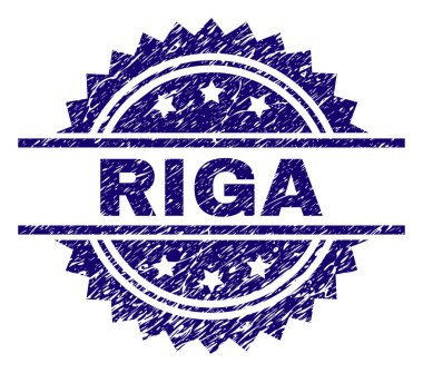 Dokulu Riga damga mühür çizik