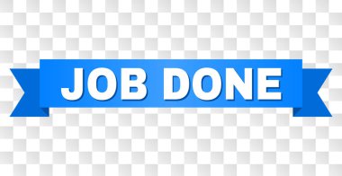 Mavi kurdele işi başlık ile