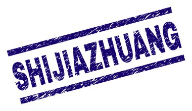 Grunge Shijiazhuang damga mühür dokulu