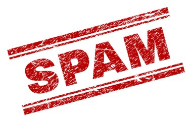 Grunge Spam damga mühür dokulu