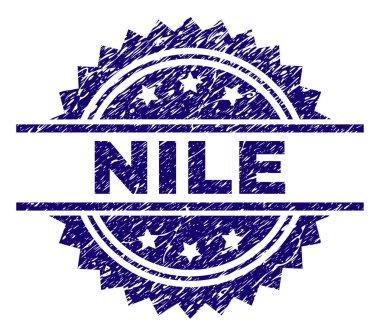 Dokulu Nil damga mühür çizik