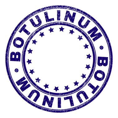 Dokulu Botulinum damga mühür yuvarlak çizik