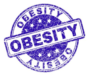 Dokulu obezite damga mühür çizik