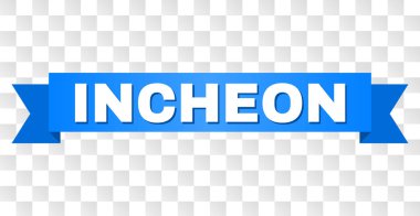 Incheon metin ile mavi şerit
