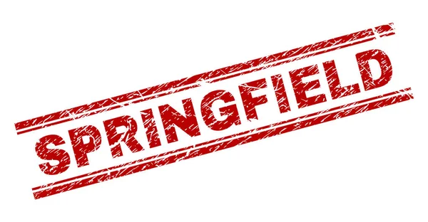 Grunge Springfield damga mühür dokulu