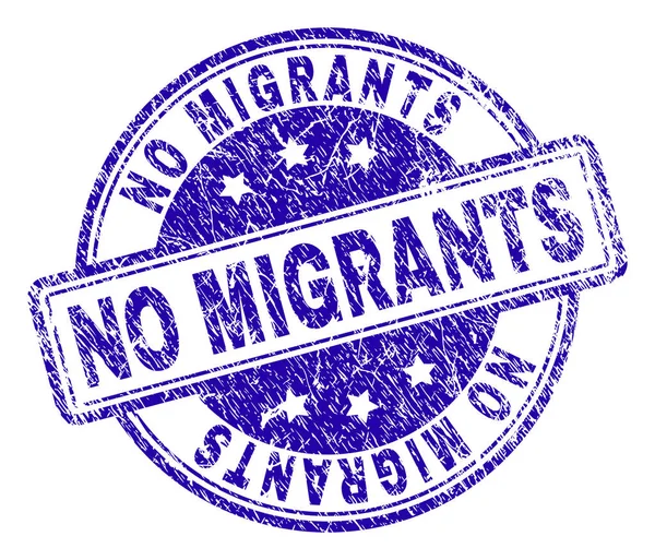 Dokulu Hayır çizik göçmenler damga mühür