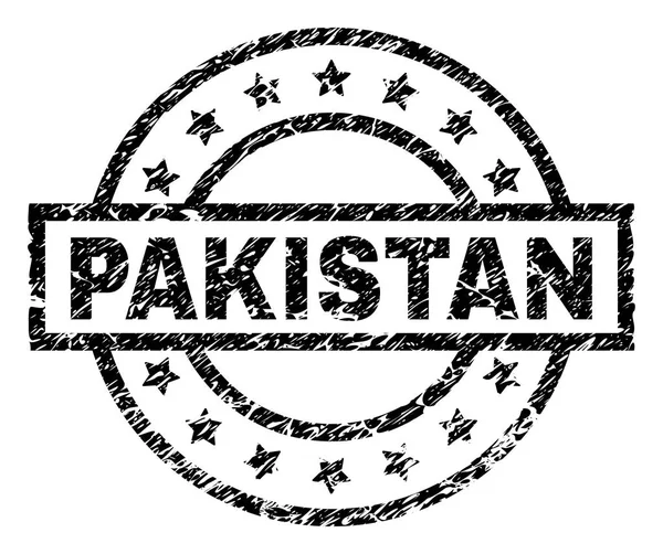 Grunge Pakistan damga mühür dokulu