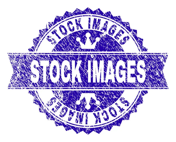 Grunge Texturé STOCK IMAGES Sceau de timbre avec ruban — Image vectorielle