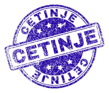 Dokulu Cetinje damga mühür çizik