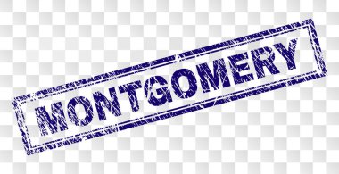 Çizik Montgomery dikdörtgen damgası