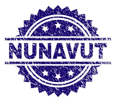 Grunge Nunavut damga mühür dokulu