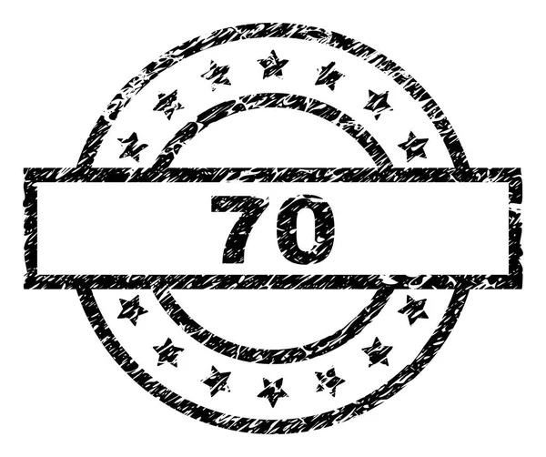 Grunge υφής 70 σφραγίδα σφραγίδα — Διανυσματικό Αρχείο