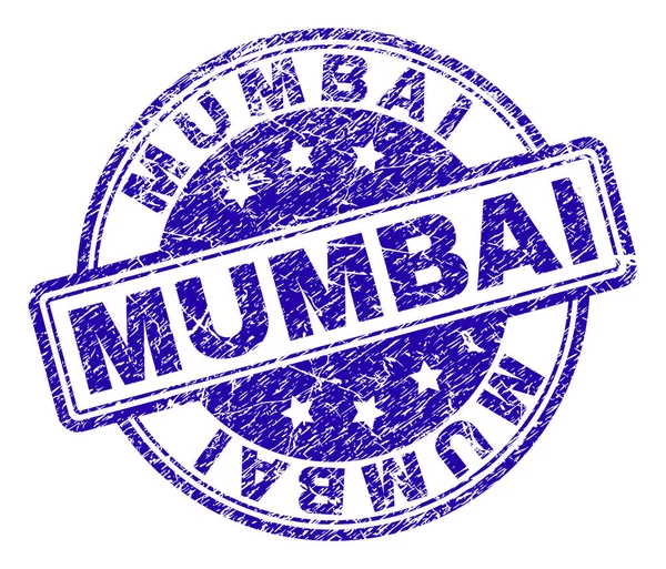 Sello de sello MUMBAI con textura grunge — Vector de stock