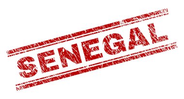 Dokulu Senegal damga mühür çizik