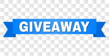 Giveaway başlık ile mavi şerit