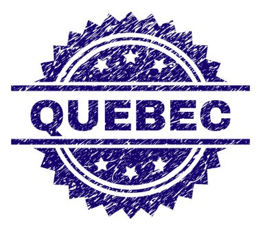 Dokulu Quebec damga mühür çizik