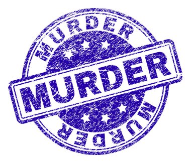 Grunge cinayet damga mühür dokulu