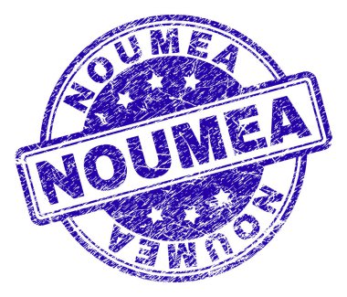 Grunge Noumea damga mühür dokulu