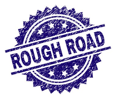 Dokulu kaba yol damga mühür çizik