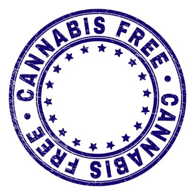 Dokulu esrar ücretsiz yuvarlak damga mühür çizik