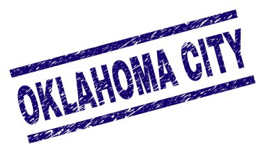 Grunge Oklahoma City damga mühür dokulu