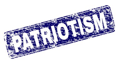 Yuvarlatılmış dikdörtgen damga çizilmiş vatanseverlik çerçeveli