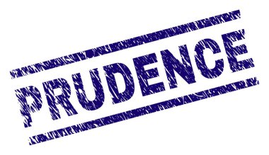 Dokulu Prudence damga mühür çizik