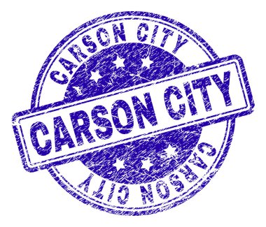 Dokulu Carson City damga mühür çizik