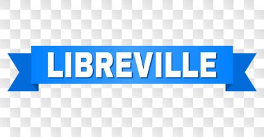 Libreville metin ile mavi bant