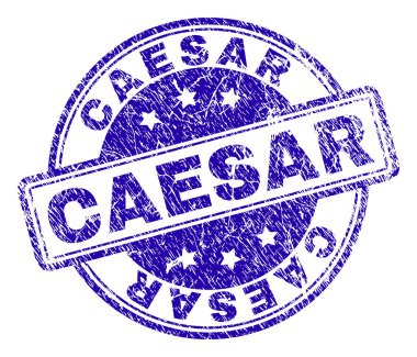 Grunge Sezar damga mühür dokulu